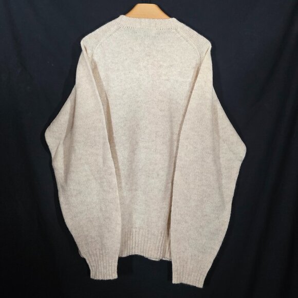 Smith's of Bermuda Scottish Shetland Wool Sweater - Crewneck - Beige - Sz XL* - Picture 3 of 3